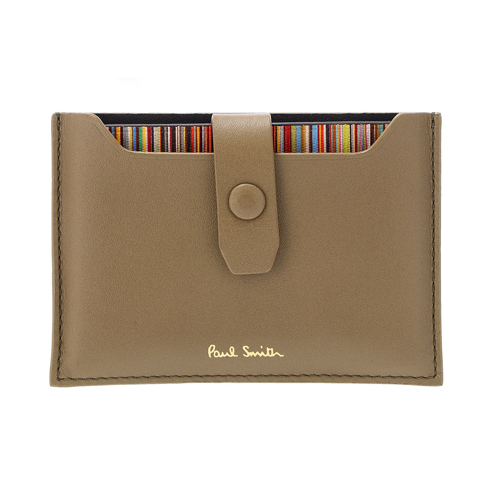 ポールスミス PAUL SMITH カードケース 名刺入れ メンズ マルチストライプ レザー 本革 シンプル M1A-6751-BMULTI｜peeweebaby-gulliver｜04