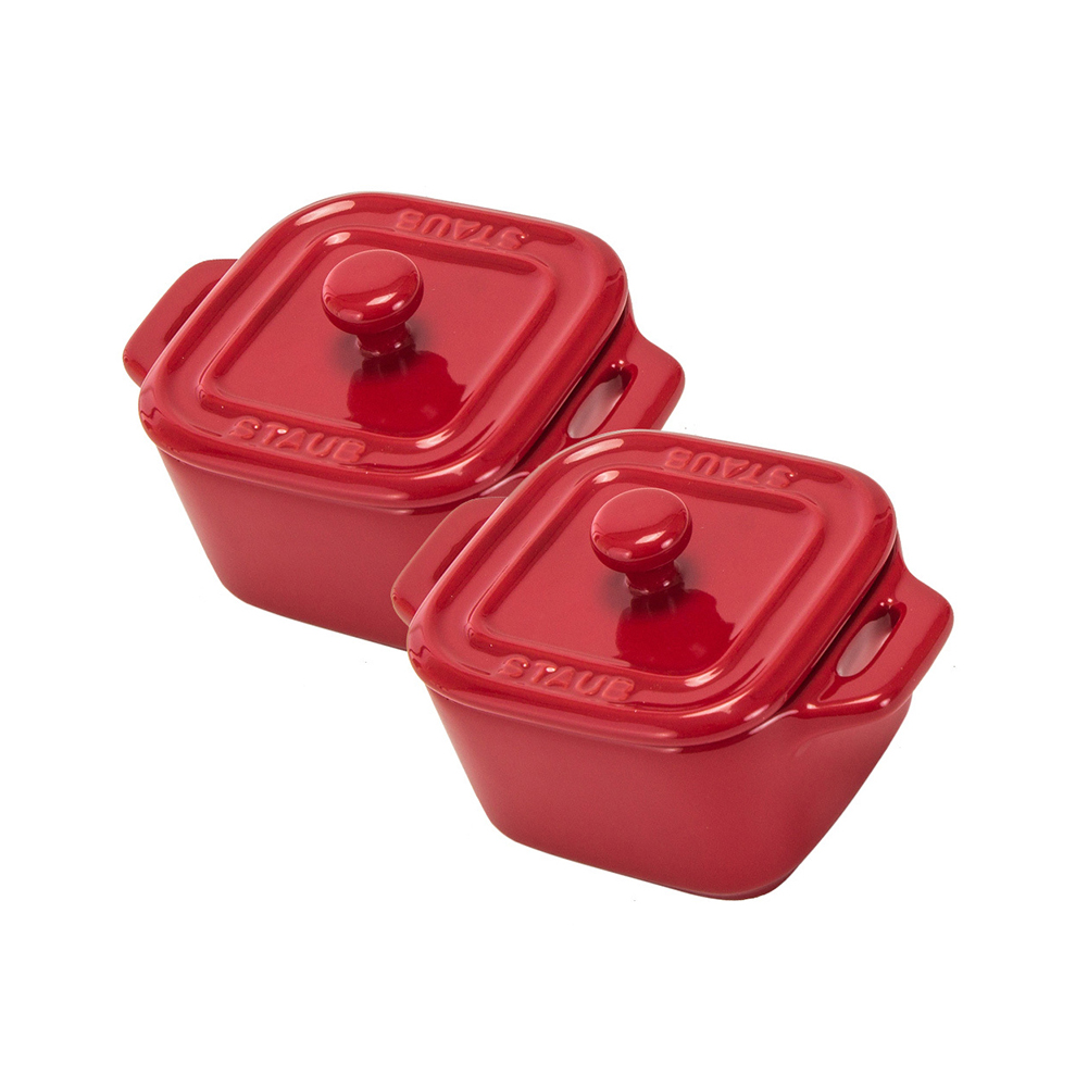 ストウブ Staub セラミック ミニココット スクエア 2個セット Xs Mini Cocotte Square 2er Set 耐熱 オーブン 母の日 Stb 017 Peeweebaby 通販 Yahoo ショッピング