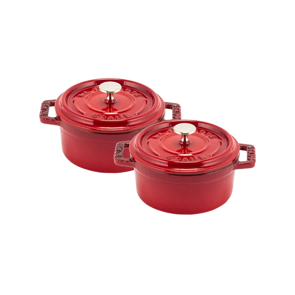 ストウブ 鍋 Staub ピコ・ココット ラウンド 10cm 2個セット 両手鍋