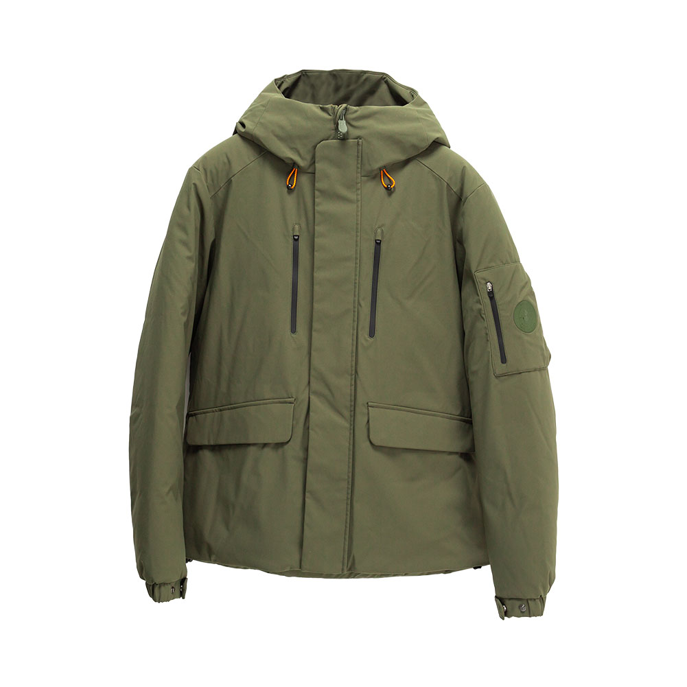 新品 セーブ・ザ・ダック SAVE THE DUCK 中綿ジャケット ANIMAL FREE PUFFER JACKET ダスティオリーブ Woman's animal free hooded puffer jacket Daisy in elephant grey
