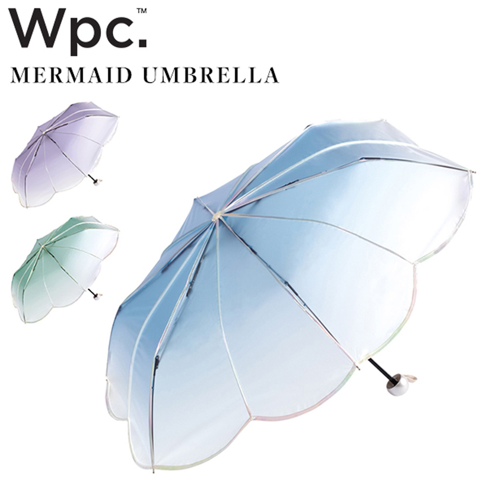 Wpc. 折りたたみ傘 雨傘 ビニール傘 マーメイドアンブレラ ミニ