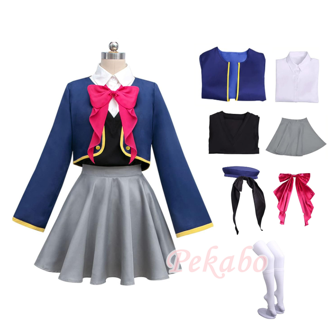 推しの子 子供用 コスプレ衣装 ハロウィン 星野愛 有馬かな アクア