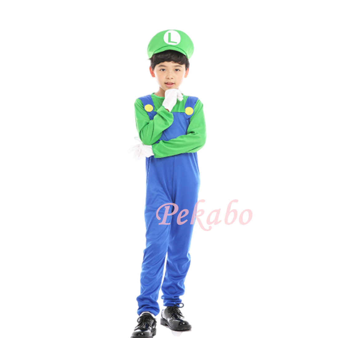 マリオ コスプレ 子供 ハロウィン コスチューム スーパーマリオ