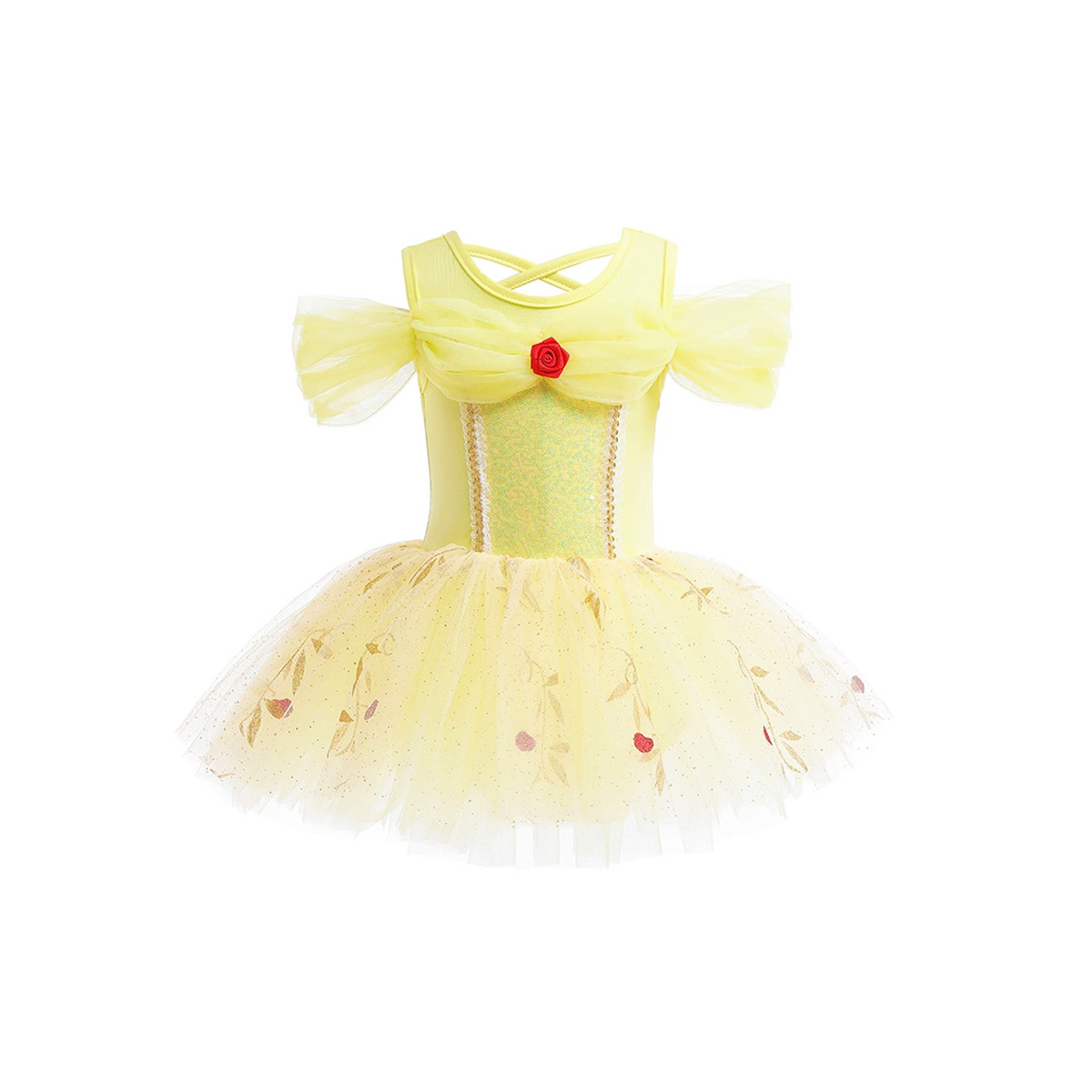 チャコット キッズ レオタード 120 バレエ プリンセス ドレス ふわふわ 女の子 バレエ レオタード ワンピース プリンセス 子供用 体操 キッズ