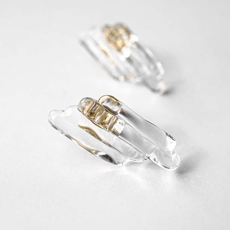 【HARIO】ハリオ ピアス アクセサリー ハノン HAA-HN-P ガラス 楽譜 耐熱ガラス  女性 レディース おしゃれ 上品 カジュアル フォーマル ジュエリー 正規販売の画像