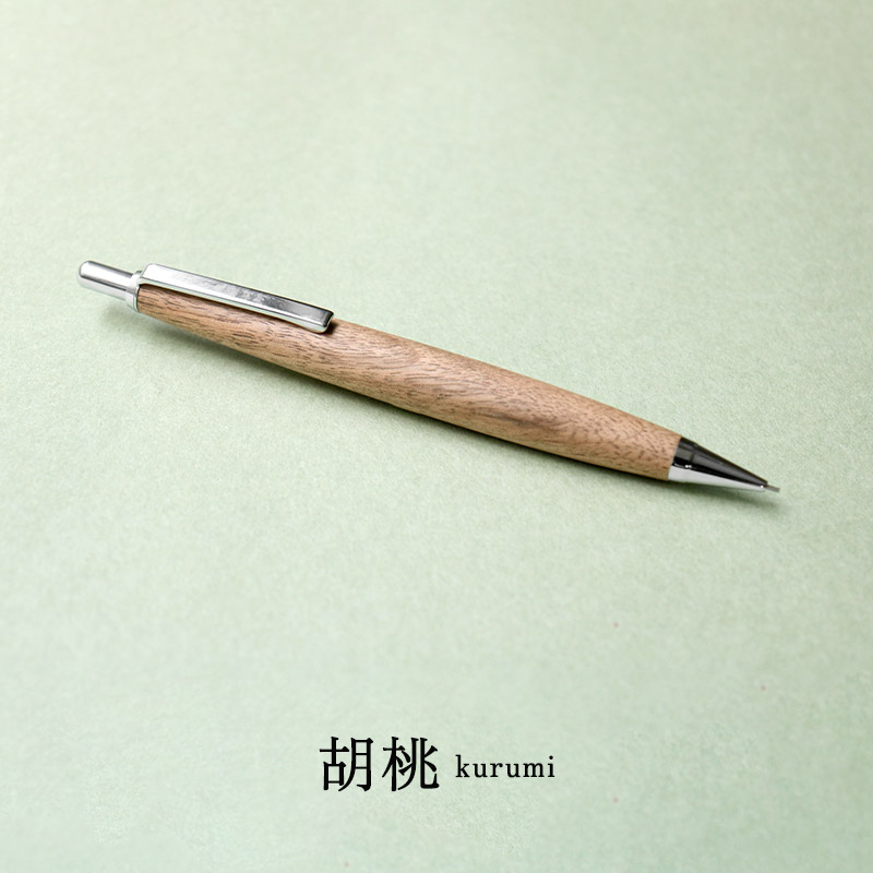 島田小割 製材所 木製 シャーペン シャープ ペンシル 0.5mm 木軸