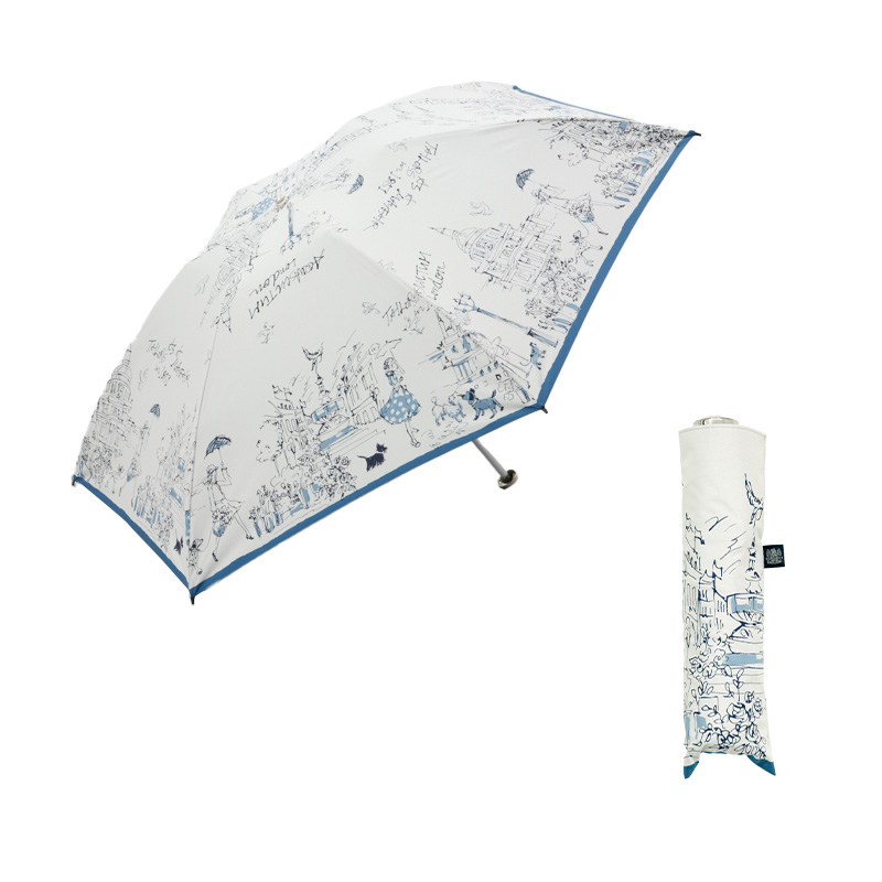 Aquascutum（アクアスキュータム） 日傘 折りたたみ 晴雨兼用 サマー