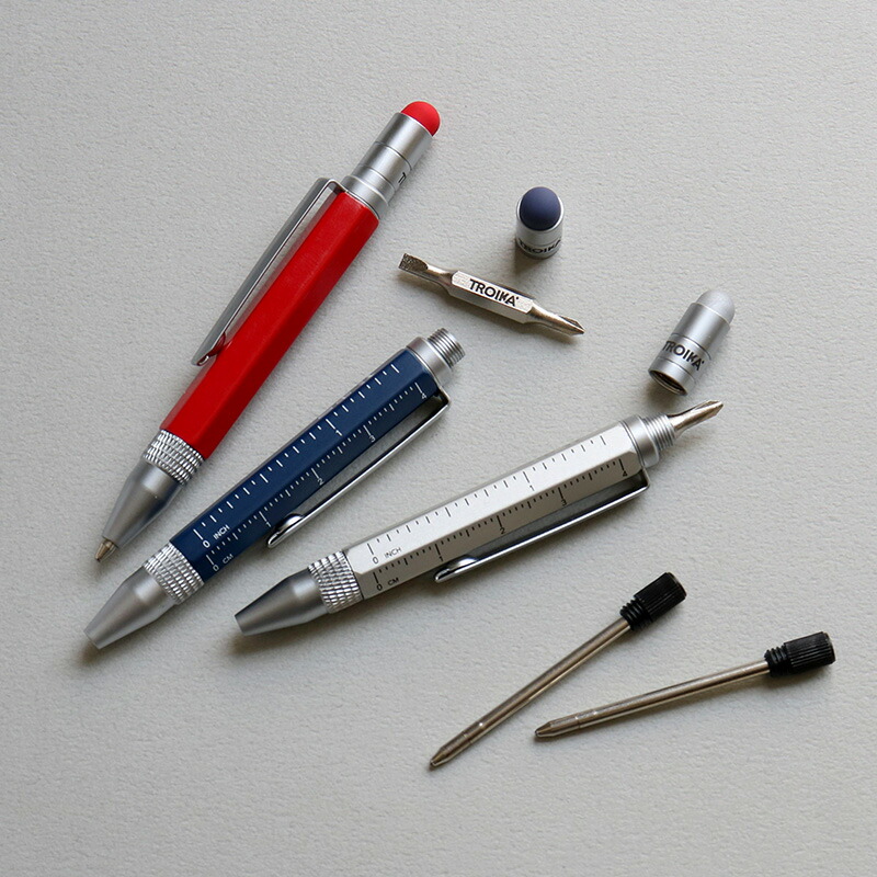 TROIKA（トロイカ） ツールペンミニ TOOLPENMINI ボールペン 定規