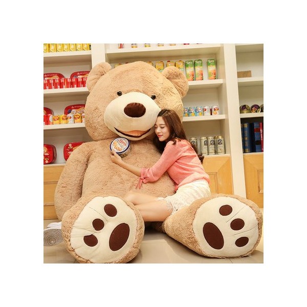 ぬいぐるみ　特大　くま　テディベアクマ　アメリカ　コストコ　熊　抱き枕　クリスマス　プレゼント200ｃｍ :kuam0004-200-1:ペルチェ -  通販 - Yahoo!ショッピング