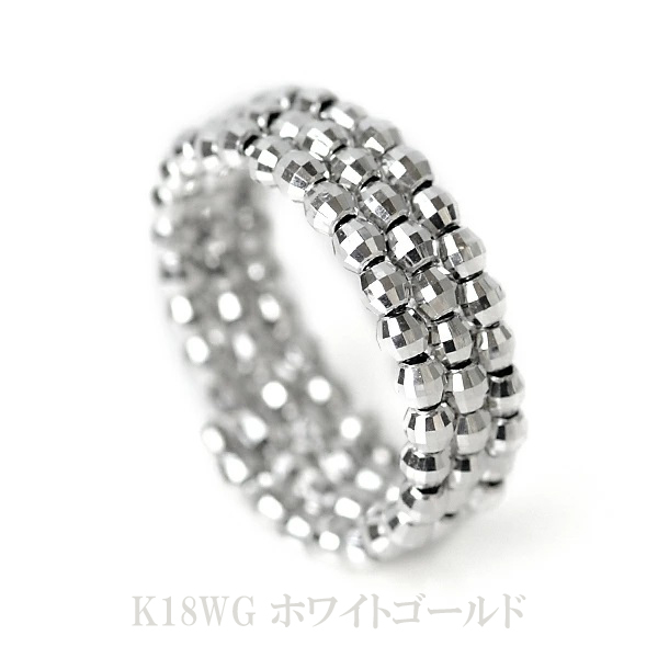 楽天市場】K18 カット 地金リング 1号-15号送料無料 特別価格 18