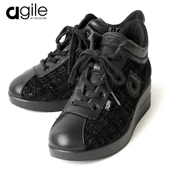 RUCOLINE（ルコライン） 靴 アージレ バイ スニーカー agile-018BK