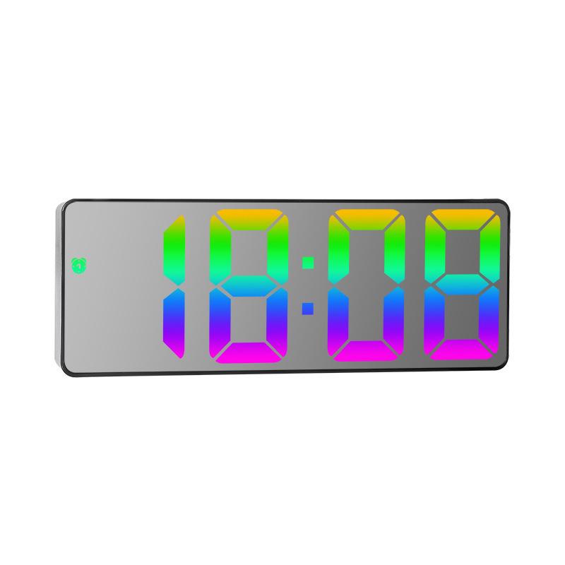 目覚まし時計 めざまし時計 デジタル時計 デジタル 温度 日付 置き時計 大音量 おしゃれ 卓上時計｜penguin-fly｜06