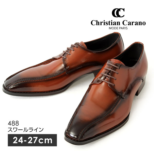 人気商品は 本革 6E Carano Christian ビジネスシューズ 29cm メンズ 