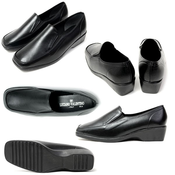 レディース 日本製 シューズ スリッポン コンフォートシューズ 防滑