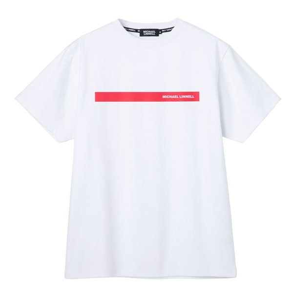 メンズ レディース Tシャツ 半袖Tシャツ シャツ カットソー ラインロゴ マイケルリンネル ML-TS01 ML-TS02 ML-TS03 | MICHAEL LINNELL | 03