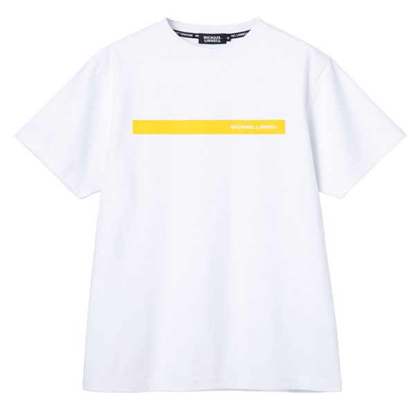 メンズ レディース Tシャツ 半袖Tシャツ シャツ カットソー ラインロゴ マイケルリンネル ML-TS01 ML-TS02 ML-TS03 | MICHAEL LINNELL | 01