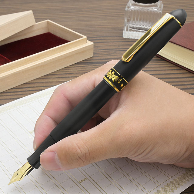 プラチナ万年筆 名入れ 万年筆 ＃3776 肥後象嵌 サクラ PTB-30000Z-95