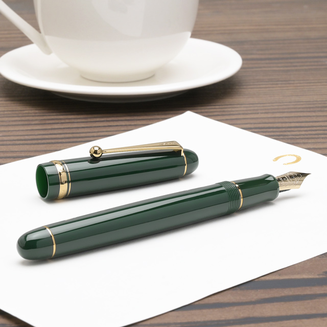 CUSTOM（PILOT） 万年筆 名入れ パイロット カスタム74 ダークグリーン