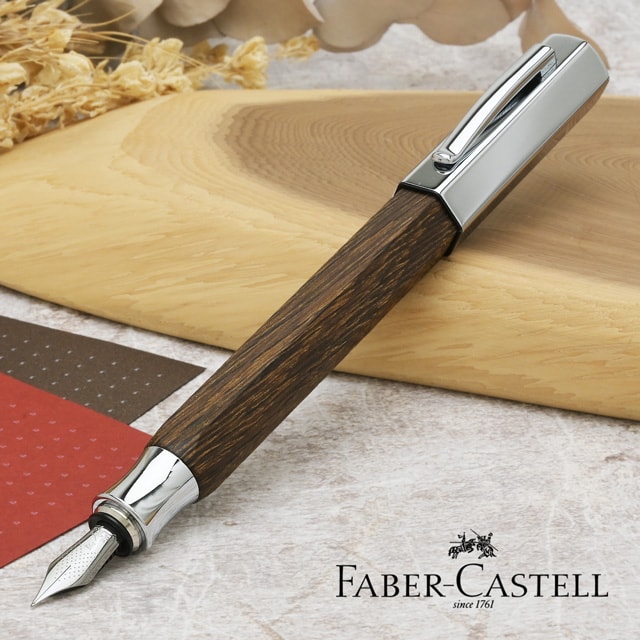 ファーバーカステル 万年筆 木軸 名入れ オンドロ ウッド 14758 FABER