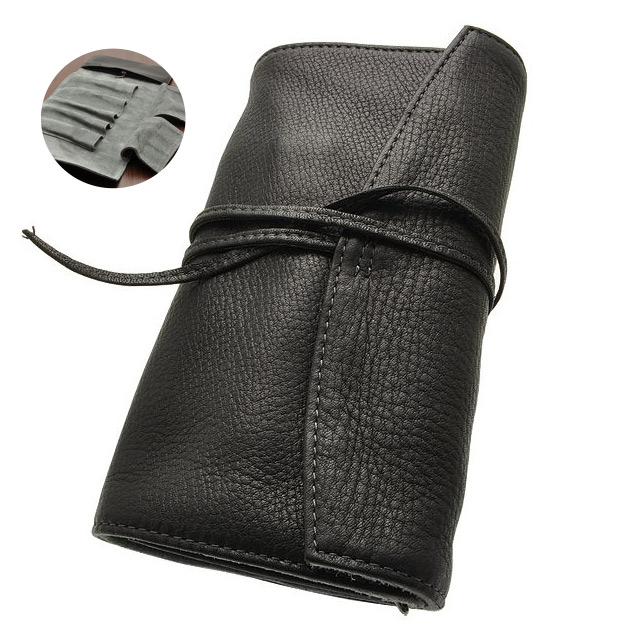 PILOT（パイロット） 筆箱 おしゃれ ペンケース ロールペンケース 革