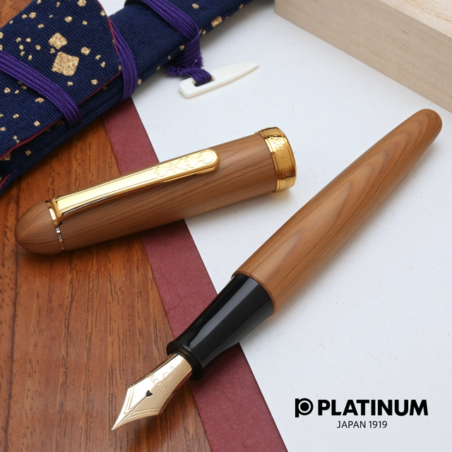 PLATINUM プラチナ 万年筆 3776 ギャザード 14K 太字 文房具 PLATINUM プラチナ 万年筆 3776 ギャザード 14K 太字 文房具