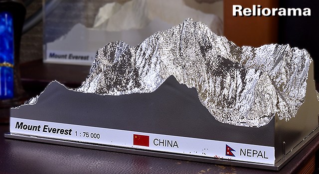 レリオラマ　エベレスト　スイス製精密山岳模型 楽天市場】即日発送 レリオラマ エベレスト スイス製精密山岳