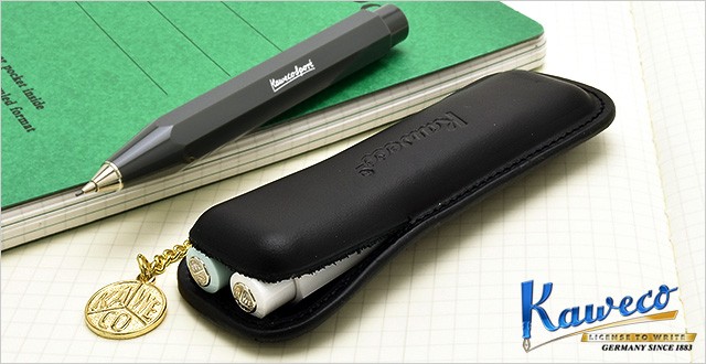 【新品・未使用】カヴェコ Kaweco オリジナルボールペン ケース/保証書付 Kaweco（カヴェコ） ペンケース 筆箱 2本 復刻版 スポーツ SPORT用