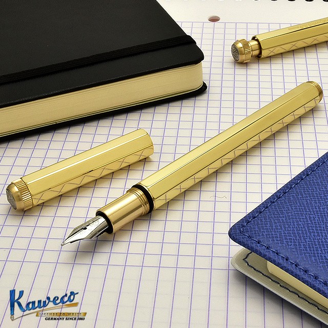 KAWECO カヴェコ スペシャル　ブラス　万年筆　EF-nib 37553_top.jpg