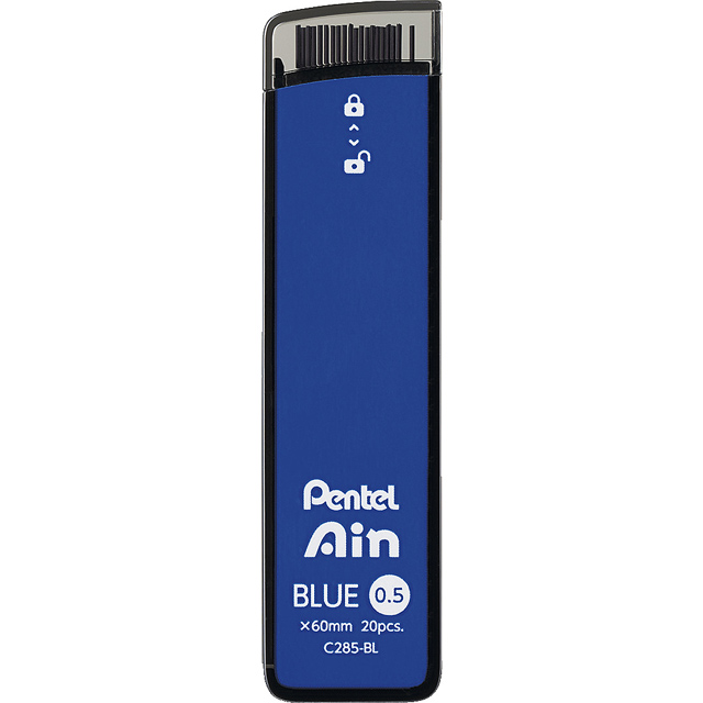 ぺんてる（Pentel） ペンシル芯 シャー芯 ぺんてるアイン カラー芯 0.5
