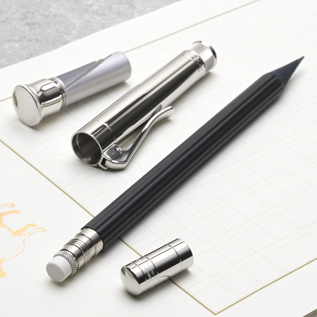 ファーバーカステル パーフェクトペンシル 鉛筆 プラチナコーティング