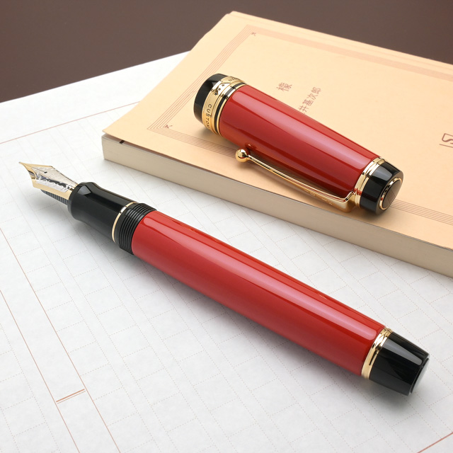 商品画像 PILOT（パイロット） 万年筆 カスタム URUSHI 朱 FKV-88SR-R