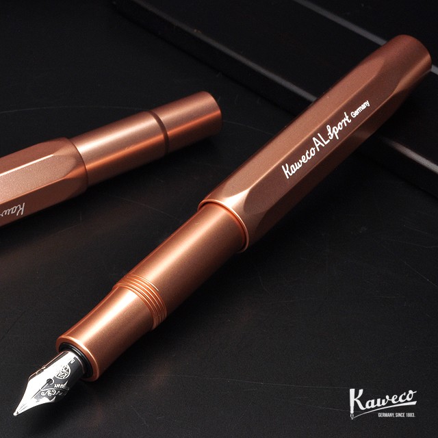 Kaweco（カヴェコ） 万年筆 名入れ ALスポーツ ローズゴールド 両用式