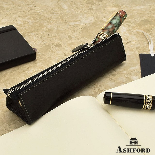 ディープ（ASHFORD） ペンケース 筆箱 革 ASHFORDアシュフォード