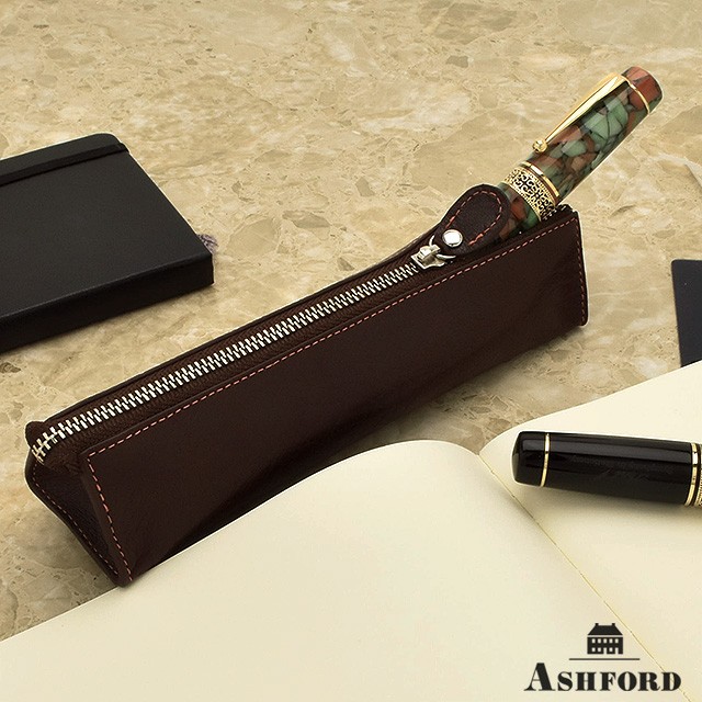 ディープ（ASHFORD） ペンケース 筆箱 革 ASHFORDアシュフォード