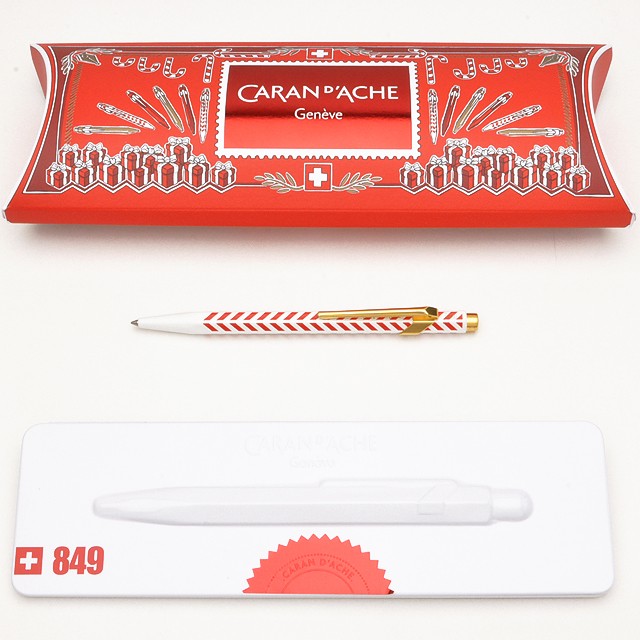 CARAN D'ACHE 限定版 赤 ボールペン 本体 CARAN d'ACHE（カランダッシュ） ボールペン 限定 849 クリスマス