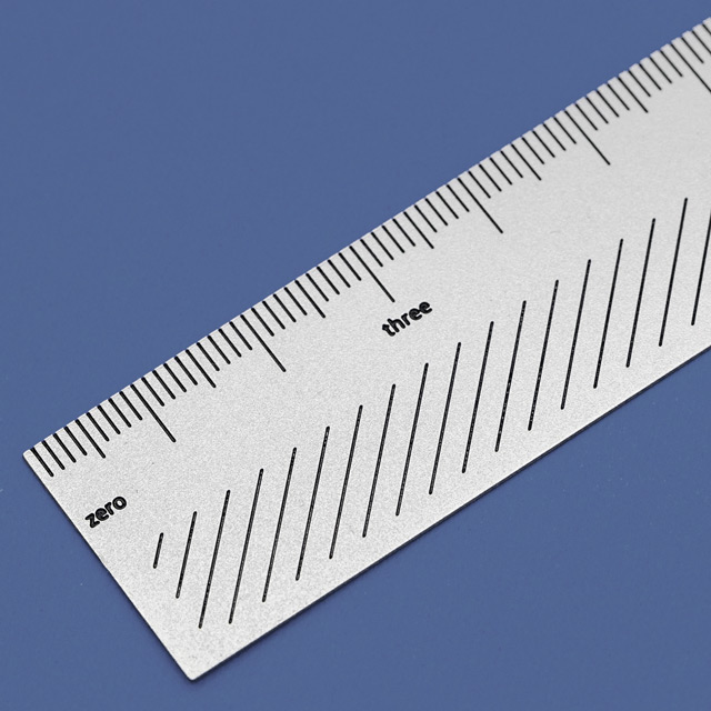 LUDDITE（ラダイト） 定規 THIS INDUSTRIAL Etching Ruler 15cm あす