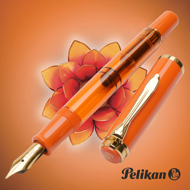 Pelikan（ペリカン） 万年筆 ブランド M200 オレンジデライト