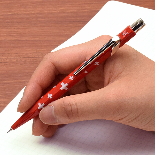 CARAN d'ACHE シャーペン カランダッシュ 0.5mm スイスフラッグ