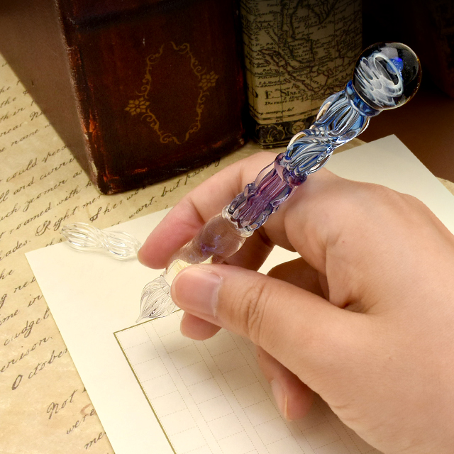 ガラスペン 日本製 パラグラス paraglass Galaxy glass pen あすつく