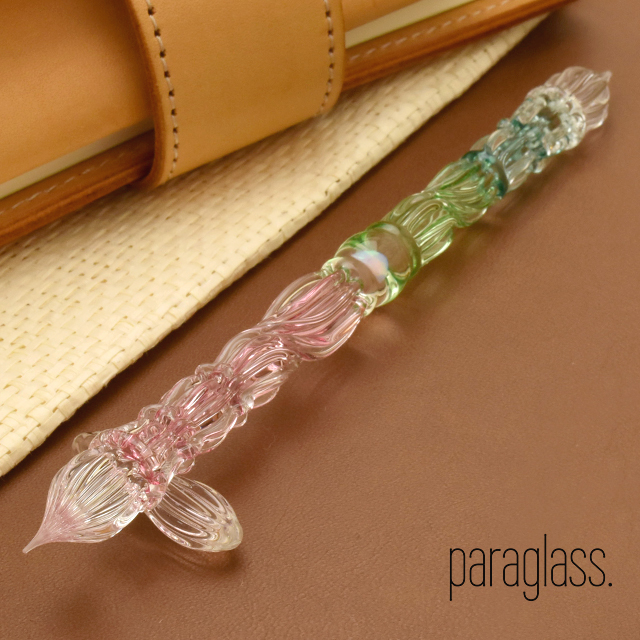 paraglass ガラスペン　鉱石　パラグラス ガラスペン 日本製 パラグラス 2way glass pen フェアリーピンク