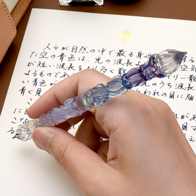 アリス プレフィス EA7/10（ガラスペンバージョン）SHU ジークレー版画 ガラスペン 日本製 パラグラス 2way glass pen オパリンパープル