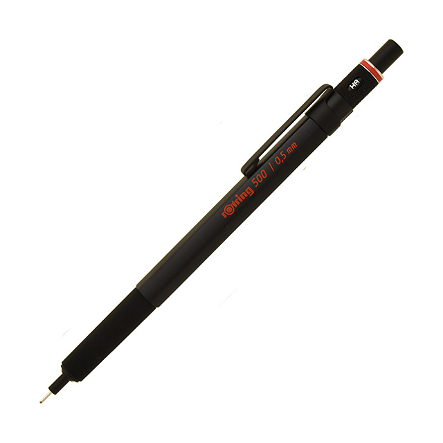 ロットリング シャーペン 製図用 ロットリング500 ブラック 0.5mm 0.7