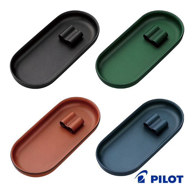【非売品】什器 ペントレー 14本 PILOT PILOT（パイロット） ペントレー ペン置き 牛革 ソメス プレゼント