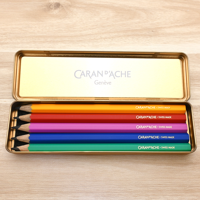 CARAN d'ACHE 鉛筆 カランダッシュ 限定 カラートレジャー