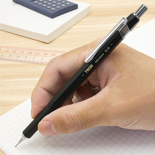 筆記時 TWSBI（ツイスビー） ペンシル PRECISION ブラック 固定式(FIXパイプ) 0.5mm