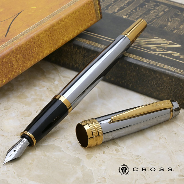 ベイリー(CROSS) 万年筆 名入れ クロス ベイリー メダリスト NAT0456