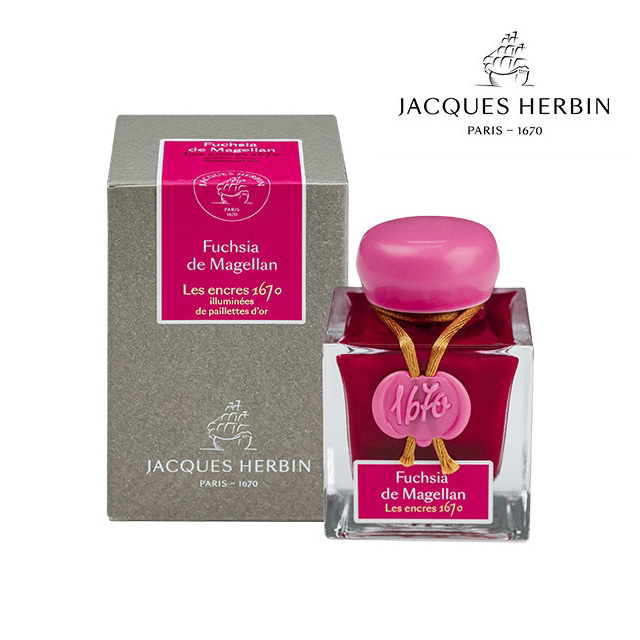 エルバン（HERBIN） ボトルインク アニバーサリーインク 1670 50ml 金