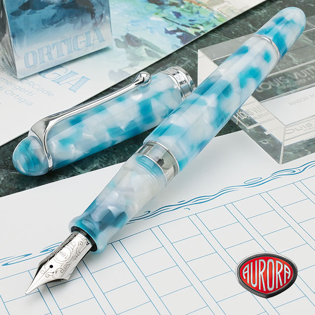 アウロラ（AURORA） 万年筆 限定品 Viaggio Segreto オルティジア 高級