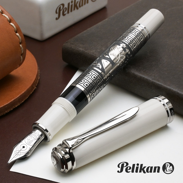 Pelikan（ペリカン） 万年筆 トレド M910 ホワイト 18金 特別生産品