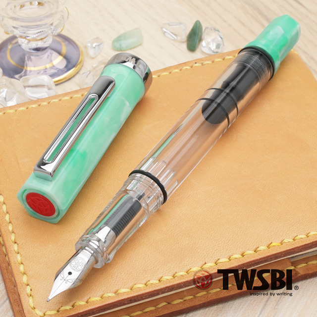 TWSBI（ツイスビー） 万年筆 ECO アマゾナイト エコ TWSBI EF 極細字 F